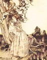 マザーグース The Fair Maid は 春のイラストレーター アーサー・ラッカムの最初の作品です。